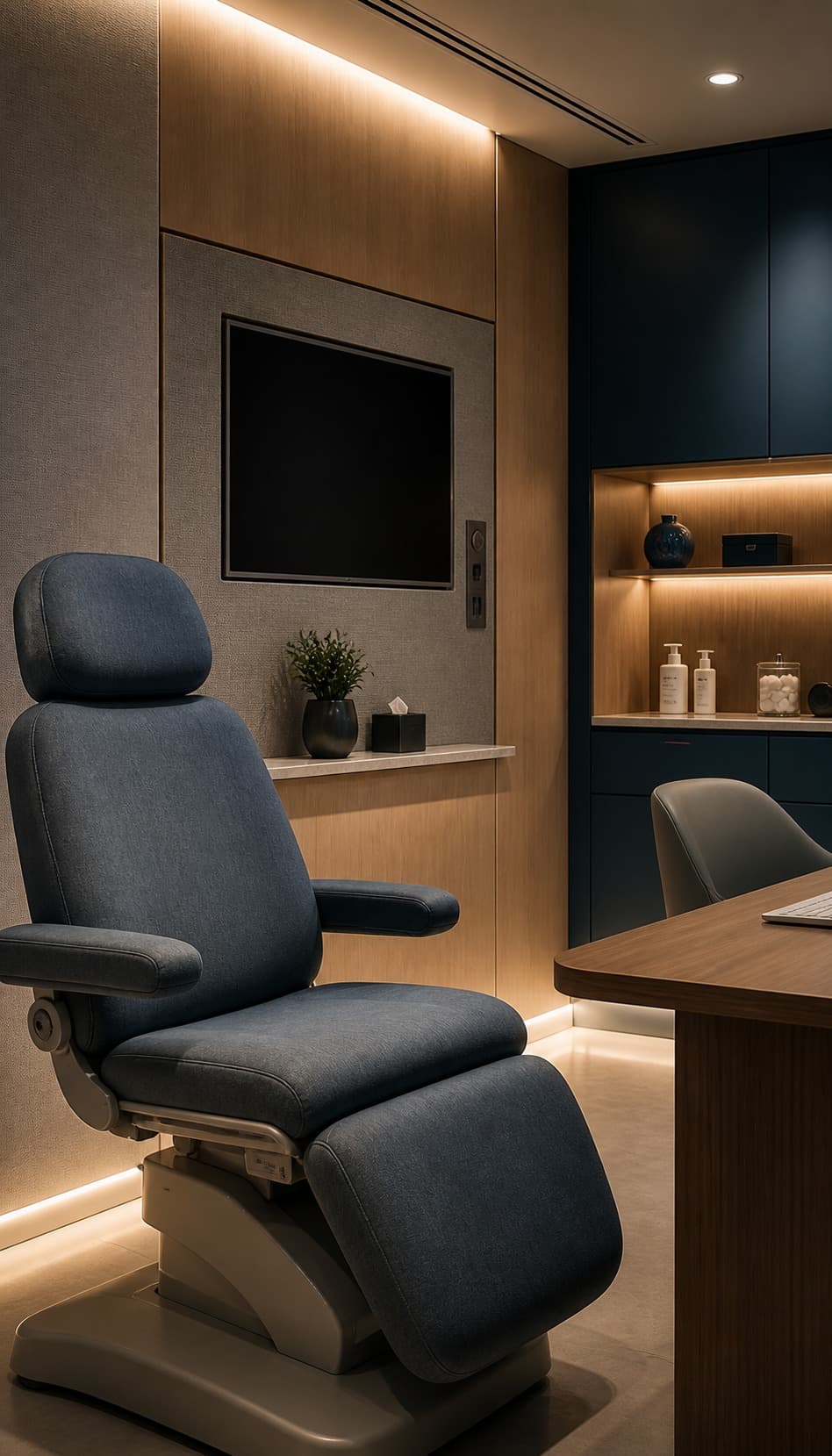 Private cabin interior